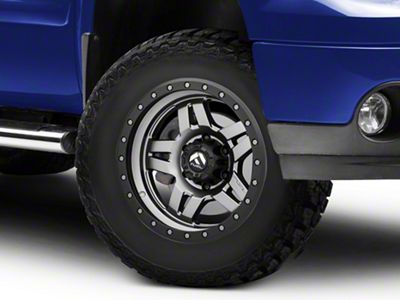 Fuel Wheels Anza Anthracite with Black Ring 6-Lug Wheel; 17x8.5; 6mm Offset (07-13 Sierra 1500)