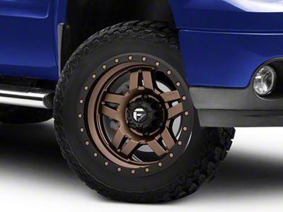 Fuel Wheels Anza Matte Bronze with Black Ring 6-Lug Wheel; 20x9; 1mm Offset (07-13 Sierra 1500)