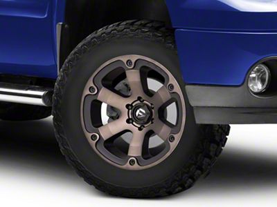 Fuel Wheels Beast Matte Black Machined with Dark Tint 6-Lug Wheel; 18x9; -12mm Offset (07-13 Sierra 1500)