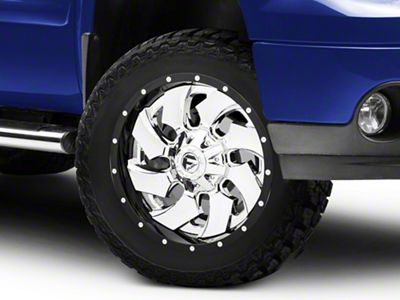 Fuel Wheels Cleaver Chrome 6-Lug Wheel; 20x9; 1mm Offset (07-13 Sierra 1500)