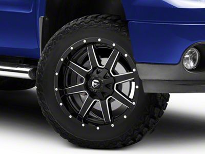 Fuel Wheels Maverick Gloss Black Milled 6-Lug Wheel; 20x9; 1mm Offset (07-13 Sierra 1500)
