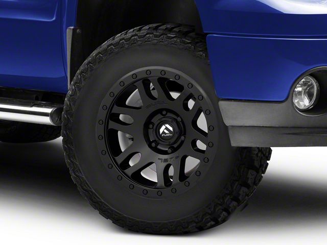 Fuel Wheels Recoil Matte Black 6-Lug Wheel; 17x8.5; -6mm Offset (07-13 Sierra 1500)