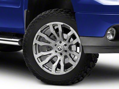 Fuel Wheels Blitz Platinum Brushed Gunmetal 6-Lug Wheel; 20x9; 1mm Offset (07-13 Sierra 1500)
