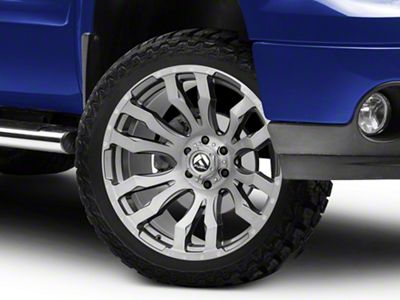 Fuel Wheels Blitz Platinum Brushed Gunmetal 6-Lug Wheel; 22x10; -18mm Offset (07-13 Sierra 1500)