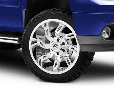 Fuel Wheels Lockdown Chrome 6-Lug Wheel; 22x10; -18mm Offset (07-13 Sierra 1500)