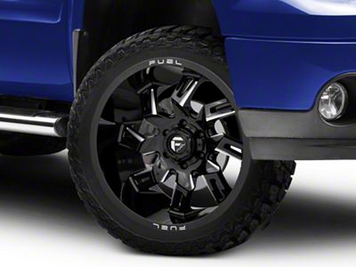 Fuel Wheels Lockdown Gloss Black Milled 6-Lug Wheel; 22x10; -18mm Offset (07-13 Sierra 1500)