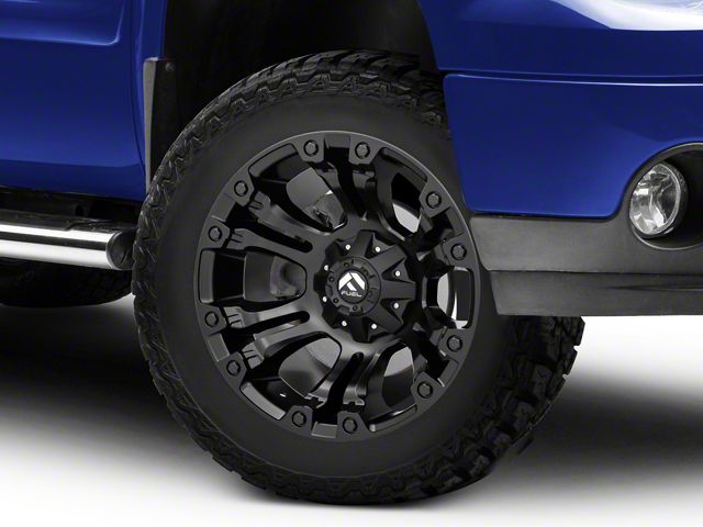Fuel Wheels Vapor Matte Black 6-Lug Wheel; 20x10; -18mm Offset (07-13 Sierra 1500)