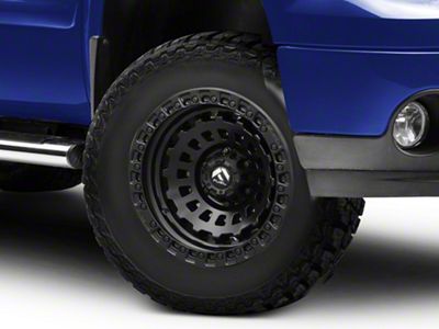 Fuel Wheels Zephyr Matte Black 6-Lug Wheel; 17x9; 1mm Offset (07-13 Sierra 1500)