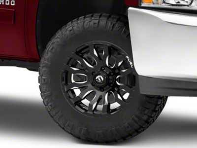 Fuel Wheels Blitz Gloss Black Milled 6-Lug Wheel; 17x9; -12mm Offset (07-13 Silverado 1500)