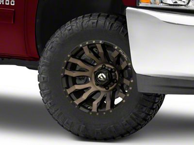 Fuel Wheels Blitz Matte Black with Dark Tint 6-Lug Wheel; 17x9; 1mm Offset (07-13 Silverado 1500)