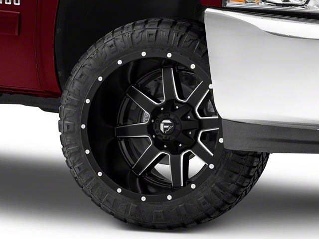 Fuel Wheels Maverick Matte Black Milled 6-Lug Wheel; 20x9; 1mm Offset (07-13 Silverado 1500)