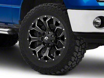 Fuel Wheels Assault Satin Black Milled 6-Lug Wheel; 20x9; 20mm Offset (09-14 F-150)