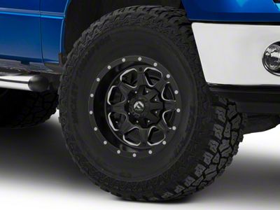 Fuel Wheels Boost Matte Black Milled 6-Lug Wheel; 17x9; 20mm Offset (09-14 F-150)