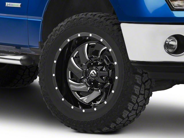 Fuel Wheels Cleaver Gloss Black Milled 6-Lug Wheel; 20x9; 1mm Offset (09-14 F-150)