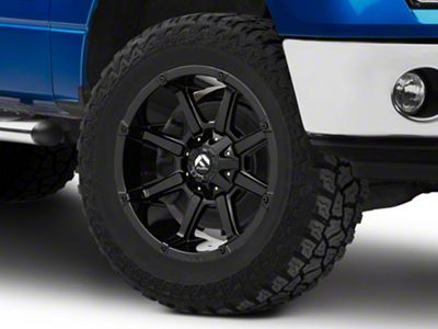 Fuel Wheels Coupler Gloss Black 6-Lug Wheel; 20x10; -18mm Offset (09-14 F-150)