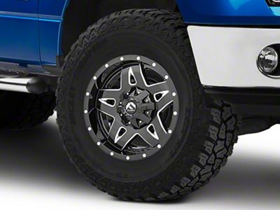 Fuel Wheels Full Blown Gloss Black Milled 6-Lug Wheel; 18x9; 14mm Offset (09-14 F-150)