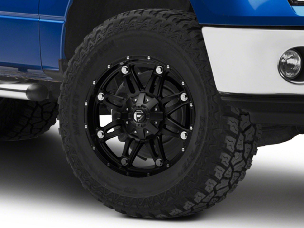 Fuel Wheels F150 Hostage Matte Black 6Lug Wheel 20x9 +20mm Offset D53120909857 (0914 F150)