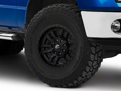 Fuel Wheels Sledge Gloss and Matte Black 6-Lug Wheel; 17x9; -12mm Offset (09-14 F-150)