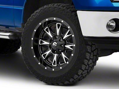 Fuel Wheels Throttle Matte Black Milled 6-Lug Wheel; 20x10; -12mm Offset (09-14 F-150)