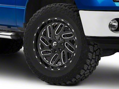 Fuel Wheels Triton Gloss Black Milled 6-Lug Wheel; 20x9; 20mm Offset (09-14 F-150)