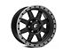 Fuel Wheels Trophy Matte Black with Anthracite Ring 6-Lug Wheel; 18x9; 20mm Offset (09-14 F-150)