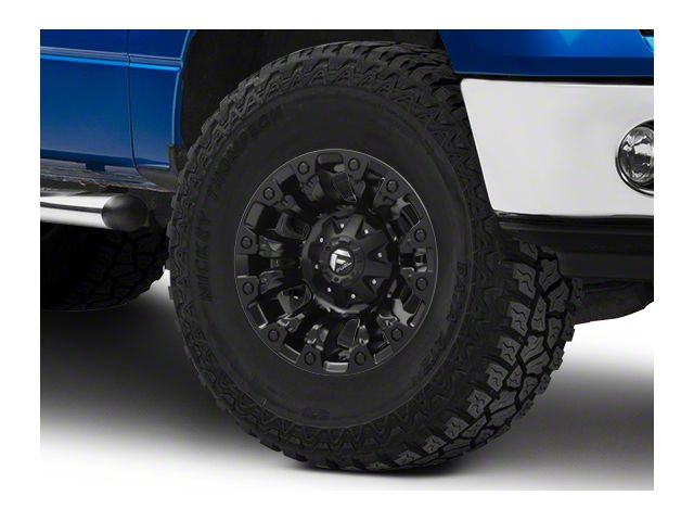 Fuel Wheels Vapor Matte Black 6-Lug Wheel; 17x9; 1mm Offset (09-14 F-150)