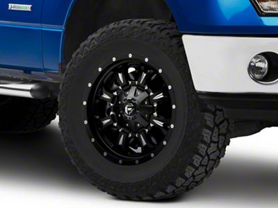 Fuel Wheels Krank Matte Black Milled 6-Lug Wheel; 18x9; -13mm Offset (09-14 F-150)