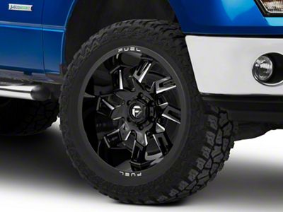Fuel Wheels Lockdown Gloss Black Milled 6-Lug Wheel; 22x10; -18mm Offset (09-14 F-150)
