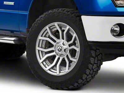 Fuel Wheels Rage Platinum Brushed Gunmetal 6-Lug Wheel; 20x9; 1mm Offset (09-14 F-150)