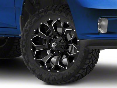 Fuel Wheels Assault Gloss Black Milled 5-Lug Wheel; 20x9; 20mm Offset (09-18 RAM 1500)