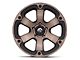 Fuel Wheels Beast Matte Black Machined with Dark Tint 5-Lug Wheel; 20x9; 20mm Offset (09-18 RAM 1500)