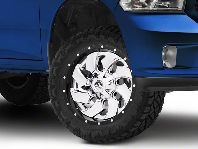 Fuel Wheels Cleaver Chrome with Gloss Black Lip 5-Lug Wheel; 20x9; 20mm Offset (09-18 RAM 1500)