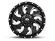 Fuel Wheels Cleaver Gloss Black Milled 5-Lug Wheel; 20x9; 1mm Offset (09-18 RAM 1500)