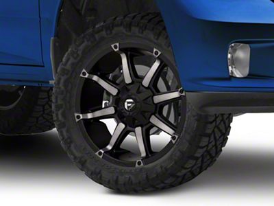 Fuel Wheels Coupler Matte Black Machined 5-Lug Wheel; 20x9; 1mm Offset (09-18 RAM 1500)