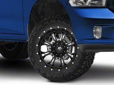 Fuel Wheels Krank Matte Black Milled 5-Lug Wheel; 20x10; -12mm Offset (09-18 RAM 1500)