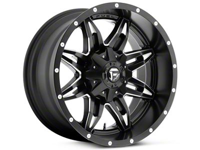 Fuel Wheels Lethal Matte Black Milled 5-Lug Wheel; 18x9; 20mm Offset (09-18 RAM 1500)