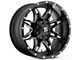 Fuel Wheels Lethal Satin Black Milled 5-Lug Wheel; 20x9; 1mm Offset (09-18 RAM 1500)