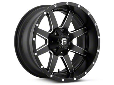 Fuel Wheels Maverick Matte Black Milled 5-Lug Wheel; 18x9; 1mm Offset (09-18 RAM 1500)