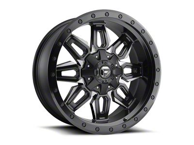 Fuel Wheels Neutron Matte Black Milled 5-Lug Wheel; 20x9; 1mm Offset (09-18 RAM 1500)