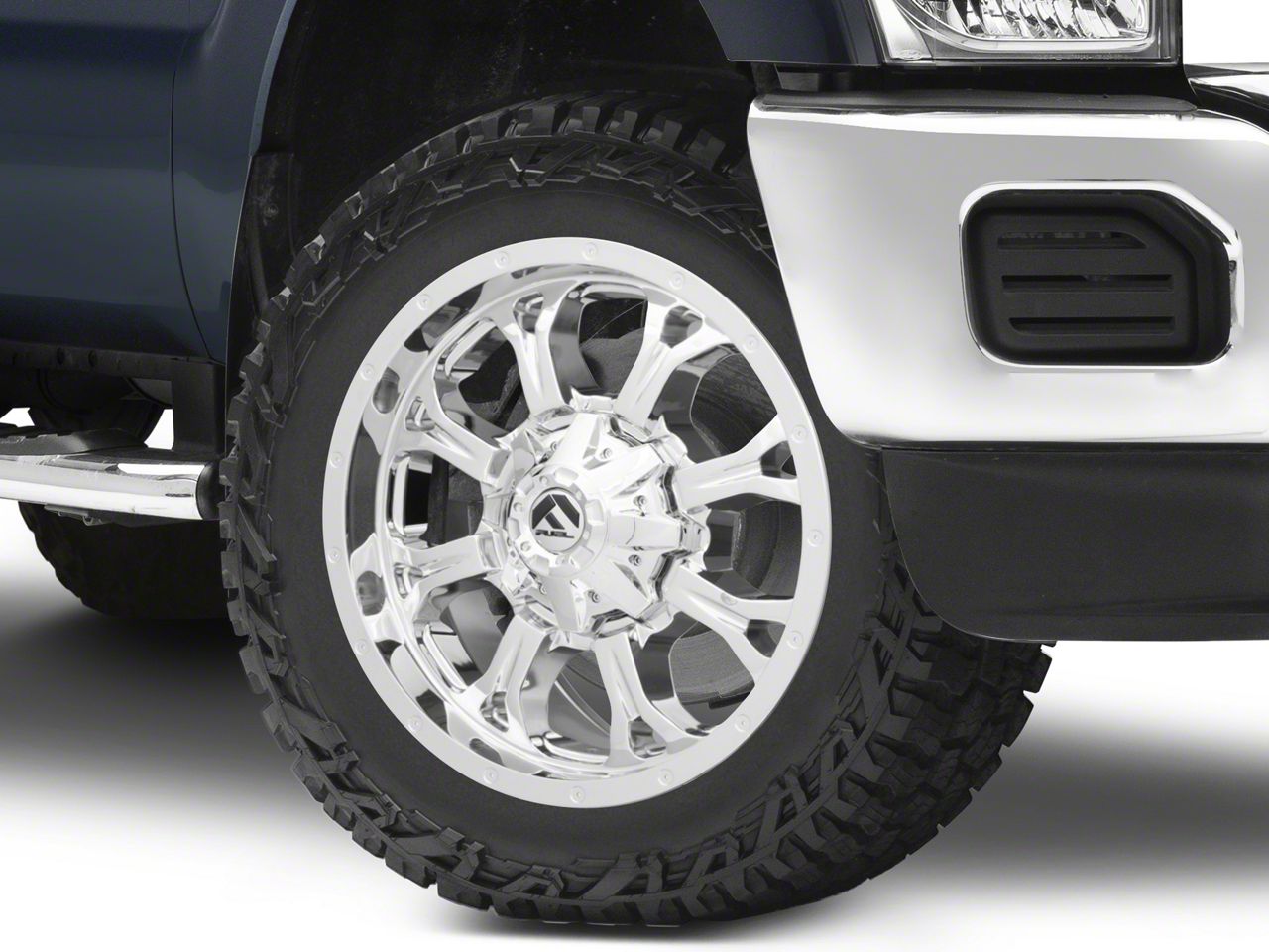 Fuel Wheels F350 Super Duty Krank Chrome 8Lug Wheel; 20x9; 1mm Offset