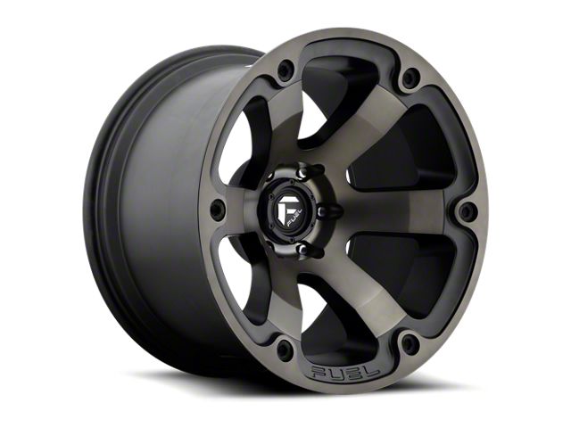 Fuel Wheels Beast Matte Black Machined 8-Lug Wheel; 20x9; 1mm Offset (11-16 F-250 Super Duty)