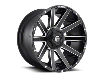 Fuel Wheels Contra Matte Black Milled 8-Lug Wheel; 20x10; -18mm Offset (11-16 F-250 Super Duty)