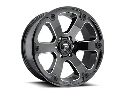 Fuel Wheels Hardline Gloss Black and Red 8-Lug Wheel; 20x9; 1mm Offset (11-16 F-250 Super Duty)