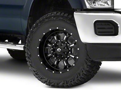 Fuel Wheels Krank Matte Black Milled 8-Lug Wheel; 18x9; 1mm Offset (11-16 F-250 Super Duty)