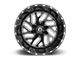 Fuel Wheels Triton Gloss Black Milled 8-Lug Wheel; 20x10; -18mm Offset (11-16 F-250 Super Duty)