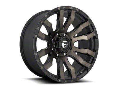 Fuel Wheels Blitz Matte Black with Dark Tint 8-Lug Wheel; 17x9; 1mm Offset (11-16 F-350 Super Duty SRW)