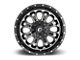 Fuel Wheels Crush Matte Black Machined 8-Lug Wheel; 18x9; 1mm Offset (11-16 F-250 Super Duty)