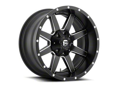 Fuel Wheels Maverick Matte Black Milled 8-Lug Wheel; 18x9; -12mm Offset (11-16 F-250 Super Duty)