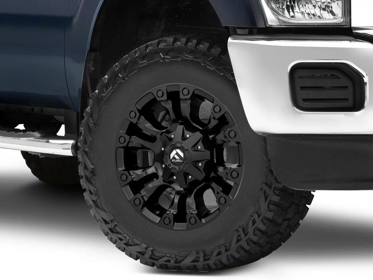 Fuel Wheels F250 Super Duty Vapor Matte Black 8Lug Wheel; 18x9; 1mm