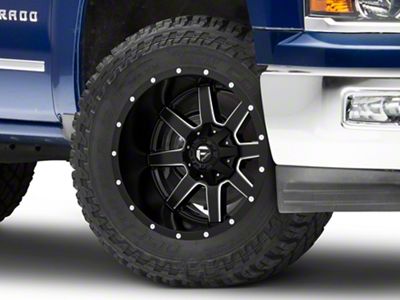 Fuel Wheels Maverick Matte Black Milled 6-Lug Wheel; 20x9; 20mm Offset (14-18 Silverado 1500)